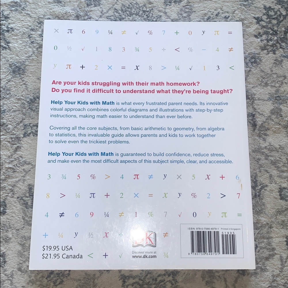 Help Your Kids With Math Step By Step Guide Book - Picture 2 of 7